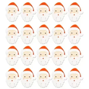 20 Pieces Christmas Wine Glass Decorations Cup Cards Christmas Goblet Markers Table Decoration For Christmas Party Supplies