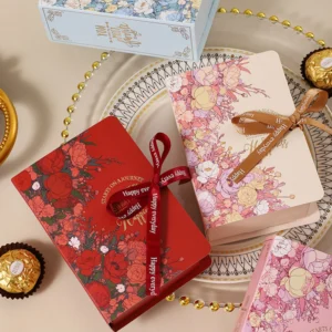 Creative Simple Book Shape Gift Box Valentine's Day Wedding Party Birthday Banquet Baby Shower Candy Chocolate Package Supplies