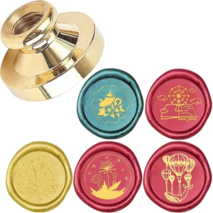 Flower and Pot Book Wax seal stamp Custom wedding sealing wax stamp Invitation For Card Making Invitation Gifts Decoration