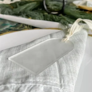 AAAEL-Frosted Acrylic Wedding Blank Place Card Clear Arch Gift Tag Name Plate Seating Chart DIY Mark Place For Party