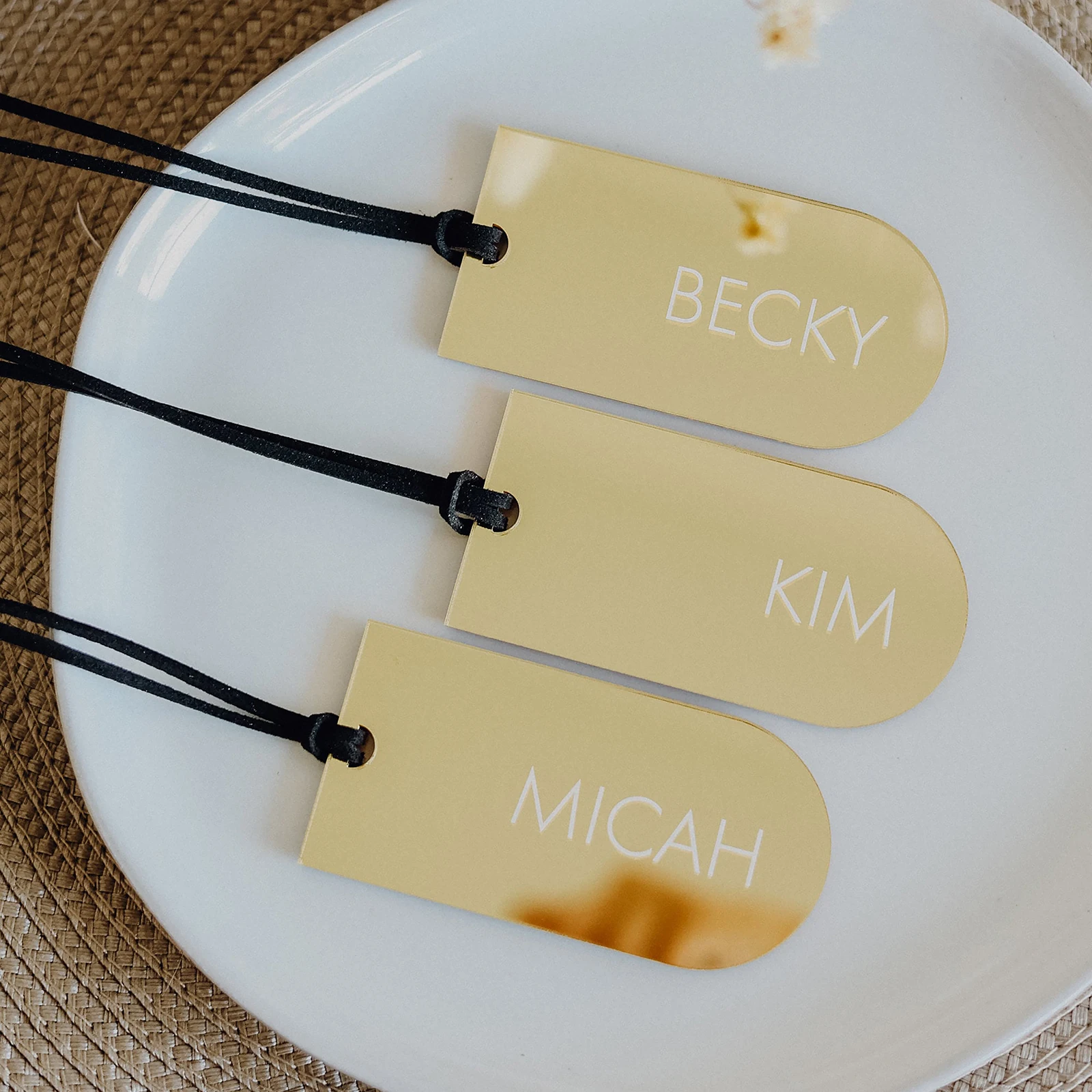 Arch Acrylic Wedding Place Card Luggage Tag Table Number Card Blank Acrylic Name Plate Seating Chart Card Sign for Party Banquet - Image 6