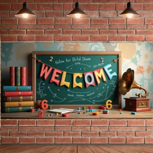 Teacher Sign Welcome Banner Event Sign High-quality School Decor For Campus Event Welcome