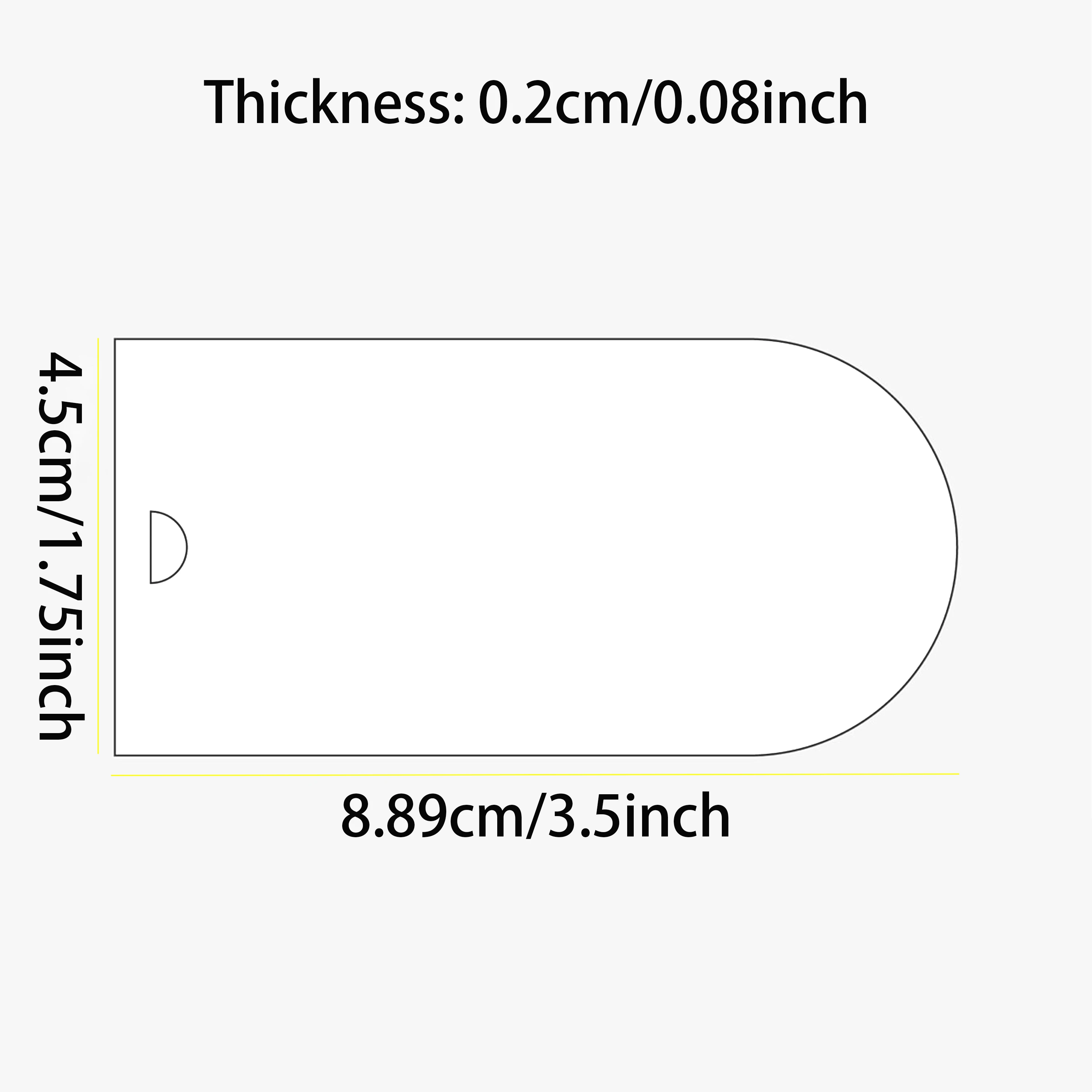 Arch Acrylic Wedding Place Card Luggage Tag Table Number Card Blank Acrylic Name Plate Seating Chart Card Sign for Party Banquet - Image 2