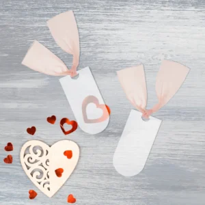 10 Pcs Wedding Seating Tags Bride for Party Blank with Ribbons Reserved Sign Signs Table Chart Cards Arched