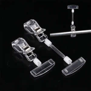 2PCS Supermarket Sticker Price Tag Merchandise Sign Clip Acrylic Price Tags Price Display Holders Tag Table Card Type Clamp